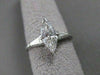 ESTATE 1.51CTW MARQUISE DIAMOND PLATINUM CLASSIC ENGAGEMENT RING EGL USA #18830