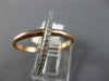 LARGE .19CT DIAMOND 14KT WHITE & ROSE GOLD 3D CRISS CROSS X INFINITY LOVE RING