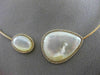 ESTATE 1.10CT DIAMOND 14KT ROSE GOLD MOTHER OF PEARL MULTI SHAPE CHOKER NECKLACE