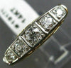 ANTIQUE 1.26CT OLD MINE DIAMOND 14KT TWO TONE GOLD CLASSIC FILIGREE RING #19171