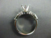ANTIQUE .70CT DIAMOND 14KT WHITE GOLD BAGUETTE SEMI MOUNT ENGAGEMENT RING #22804