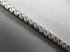 4.65CT DIAMOND 14KT WHITE GOLD 3D CLASSIC ROUND 2 ROW MULTI LEAF TENNIS BRACELET