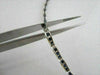 ESTATE 4.45CT DIAMOND & SAPPHIRE 14KT WHITE GOLD 3 DIMENSIONAL TENNIS BRACELET