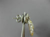 ESTATE 3.60CT WHITE & FANCY YELLOW DIAMOND 18K 2 TONE GOLD 3D TEAR DROP EARRINGS