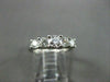 ESTATE .78CT DIAMOND LUCIDA 5 STONE 14KT WHITE GOLD ENGAGEMENT RING STUNNG 16301