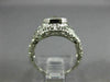 ANTIQUE .14CT DIAMOND 14KT WHITE GOLD SQUARE OPEN FILIGREE ENGAGEMENT RING 26658
