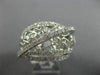 ESTATE 2.05CT DIAMOND 18KT WHITE GOLD 3D MULTI ROW CRISS CROSS FILIGREE FUN RING