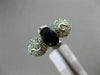 ANTIQUE 1.50CT DIAMOND & AAA OVAL SAPPHIRE 14KT WHITE GOLD HEART ENGAGEMENT RING