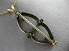 ANTIQUE .15CT ROSE CUT DIAMOND 14K TWO TONE GOLD PEARL PENDANT PIN BROOCH #25488
