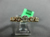 ESTATE 1.42CT DIAMOND 14KT WHITE & ROSE GOLD 3D FLOWER ETERNITY ANNIVERSARY RING