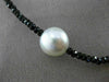 ESTATE LONG HANDCRAFTED AAA SOUTH SEA PEARL & BLACK SPINAL BY THE YARD NECKLACE