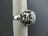 ESTATE LARGE 1.82CT DIAMOND 14KT WHITE GOLD CIRCULAR DOME SHAPED RING AMAZING!!
