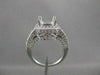 ESTATE 1.93CTW DIAMOND 14K GOLD RING SQUARE SEMI MOUNT ENGAGEMENT FILIGREE 20963