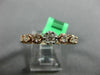 ESTATE 1.42CT DIAMOND 14KT WHITE & ROSE GOLD 3D FLOWER ETERNITY ANNIVERSARY RING