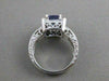 ESTATE 2.16CT DIAMOND TANZANITE 18K GOLD FILIGREE COCKTAIL ENGAGEMENT RING 21514