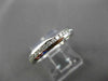 ESTATE DIAMOND 18KT WHITE GOLD FILIGREE ETERNITY WEDDING ANNIVERSARY RING #16977
