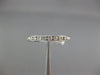 ESTATE 1.0CT DIAMOND 14KT WHITE GOLD 3D ETERNITY WEDDING ANNIVERSARY RING #22435