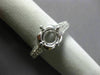 .45CT DIAMOND 14KT WHITE GOLD 3D 4 PRONG ROUND SEMI MOUNT ENGAGEMENT RING #17075