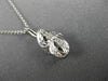 .06CT ROUND DIAMOND 14KT WHITE GOLD 3D CLASSIC SCRIPT "g" INITIAL PENDANT #15920