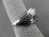 ESTATE WIDE 1.11CT DIAMOND 14KT WHITE GOLD WOVEN COCKTAIL RING F/G VVS #19396