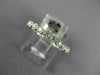 ESTATE .52CT DIAMOND 18K WHITE GOLD 3D ROUND 3mm BEZEL ETERNITY ANNIVERSARY RING