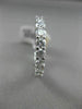 ESTATE 2.62CT DIAMOND 14KT WHITE GOLD CLASSIC SHARED PRONG ETERNITY WEDDING RING