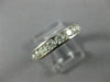 LARGE 2.0CT DIAMOND 14KT WHITE GOLD ROUND 3D CHANNEL ETERNITY ANNIVERSARY RING