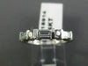 ESTATE .75CT DIAMOND 14KT WHITE GOLD 3D CLASSIC WEDDING ANNIVERSARY RING #18914