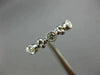 .25CT DIAMOND 14KT WHITE GOLD 3D 5 STONE FILIGREE SEMI ETERNITY ANNIVERSARY RING
