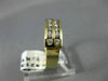 ESTATE .65CT DIAMOND 14KT YELLOW GOLD DOUBLE ROW WEDDING ANNIVERSARY RING #21317