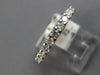 1.29CT DIAMOND 14K WHITE GOLD SHARED PRONG ETERNITY 3mm WEDDING ANNIVERSARY RING
