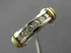 ESTATE .42CT DIAMOND 14K 2 TONE GOLD 3D FILIGREE WEDDING ANNIVERSARY RING #21533