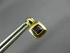 ESTATE .80CT AAA AMETHYST 14KT YELLOW GOLD 3D CLASSIC SQUARE STUD EARRINGS
