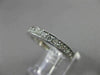 ESTATE 1.20CT ROUND DIAMOND 14KT WHITE GOLD PRONG CHANNEL ETERNITY RING #18598