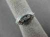 ESTATE .14CT DIAMOND 14KT WHITE & YELLOW GOLD MARQUISE SHAPE 3 STONE RING #21029