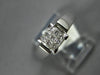 ESTATE .25CT DIAMOND 14KT WHITE GOLD PRINCESS INVISIBLE SQUARE ENGANGEMENT RING