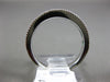ESTATE .44CT DIAMOND & AAA EMERALD 14K WHITE GOLD SEMI ETERNITY ANNIVERSARY RING