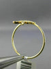 ESTATE WIDE .12CT ROUND DIAMOND 14KT YELLOW GOLD 3D LUCKY FISH SKELETON FUN RING