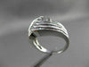 ESTATE WIDE 1.11CT DIAMOND 14KT WHITE GOLD WOVEN COCKTAIL RING F/G VVS #19396
