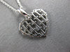 ESTATE .20CT DIAMOND 14KT WHITE GOLD 3D MULTI BAR BY THE YARD FLOATING PENDANT