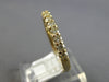 ESTATE .62CT DIAMOND 14K YELLOW GOLD ROUND SHARED PRONG WEDDING ANNIVERSARY RING