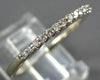 ESTATE .36CT DIAMOND 14K WHITE GOLD CLASSIC ROUND SEMI ETERNITY ANNIVERSARY RING