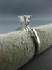 ESTATE .51CT PRINCESS DIAMOND PLATINUM CLASSIC SOLITAIRE ENGAGEMENT RING #20209