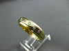 ESTATE .40CT DIAMOND ETOILE ETERNITY FLOATING 14KT YELLOW GOLD RING 6mm  #10804