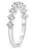 .93CT DIAMOND 14K WHITE GOLD SEMI ETERNITY SHARED PRONG WEDDING ANNIVERSARY RING