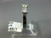 .64CT DIAMOND 14KT WHITE GOLD 3 STONE PAST PRESENT FUTURE ENGAGEMENT RING #1569