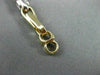 ESTATE WIDE 14K WHITE & YELLOW GOLD 3D SOLID HANDCRAFTED ITALIAN BRACELET #22788