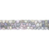127.74CT DIAMOND & AAA MULTI COLOR SAPPHIRE 18KT WHITE GOLD CUFF BANGLE BRACELET