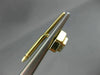ESTATE LARGE 2.0CT DIAMOND 14K YELLOW 3D HEXAGON MENS CUFFLINKS & SHIRT STUD SET