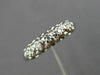ESTATE .07CT OLD MINE DIAMOND 14KT WHITE GOLD FIVE STONE ANNIVERSARY RING #26203